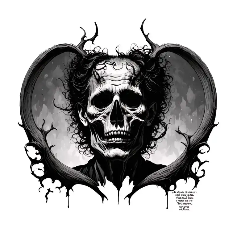 A Tattoo Based On Gabor Mate's Book In The Realm Of Hungry Ghosts