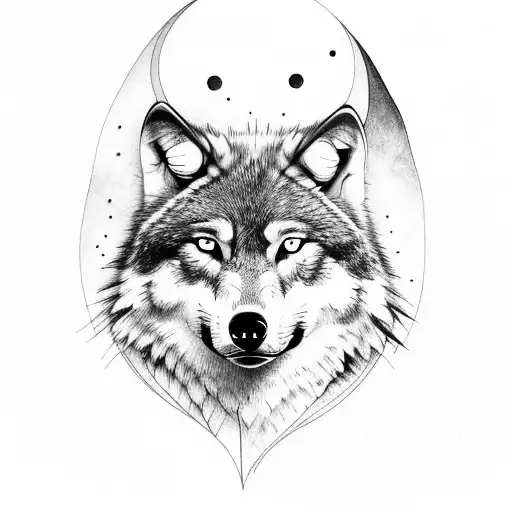 Wolf In The Moonlight