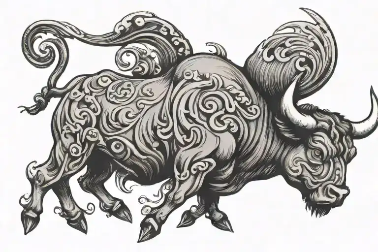 American Traditional Bull