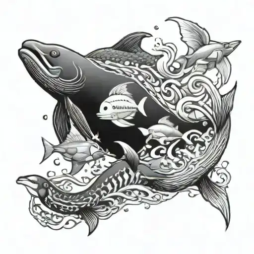 Ocean Animals Swimming