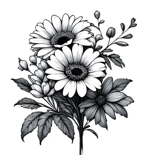 January Birth Month Flower And April Birth Month Flower Small Bouquet