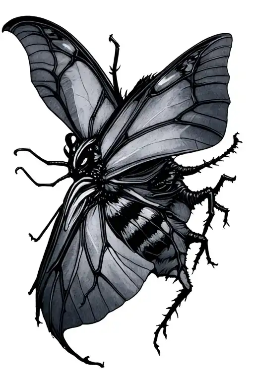 Gothic Moth Vampire