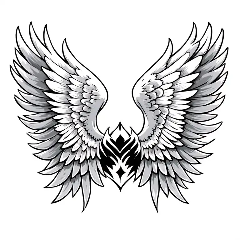 Wings Across My Neck