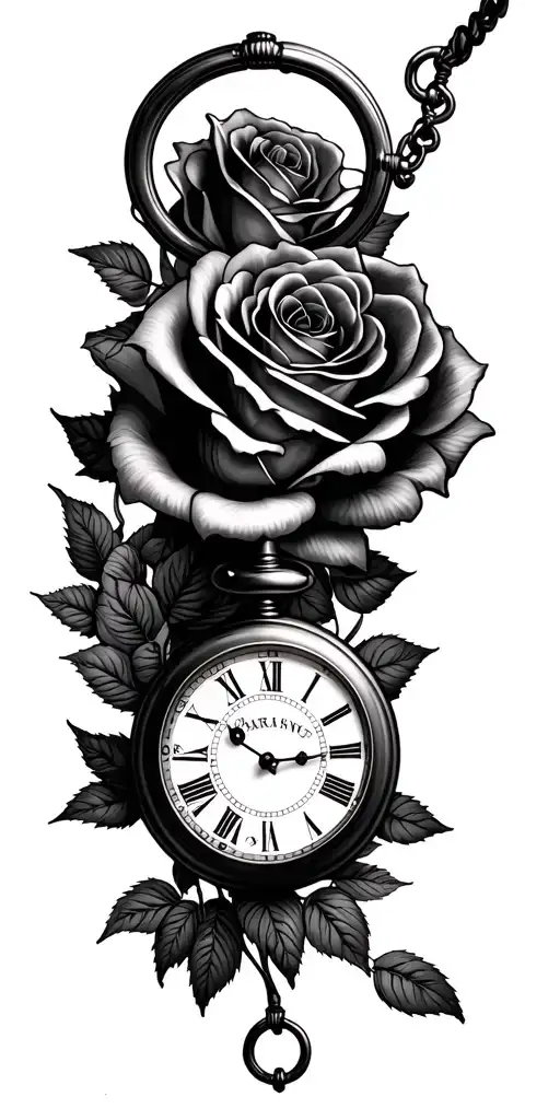 Roses Pocket Watch Names Incorporated