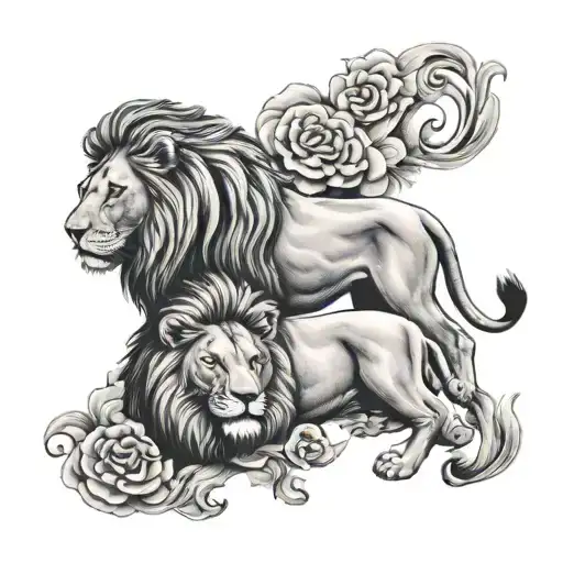 Lion And Lamb