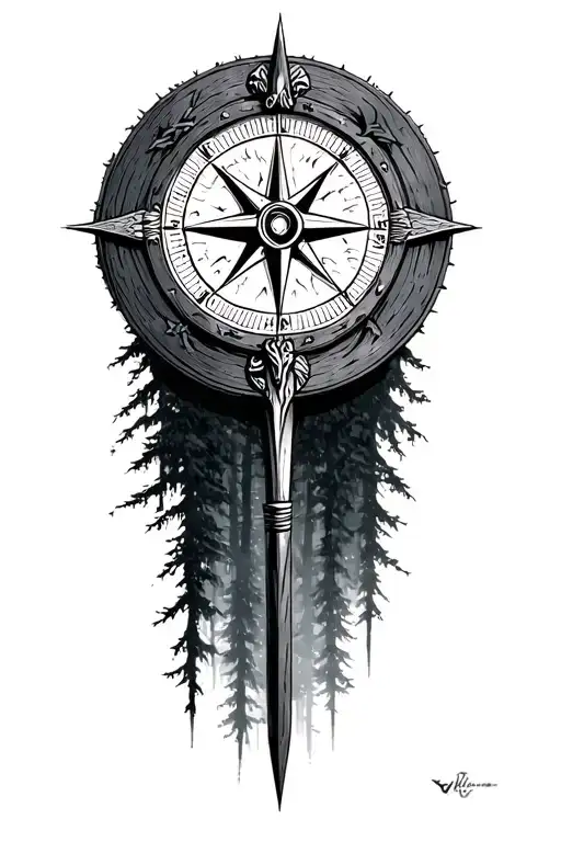 Viking Compass-forest