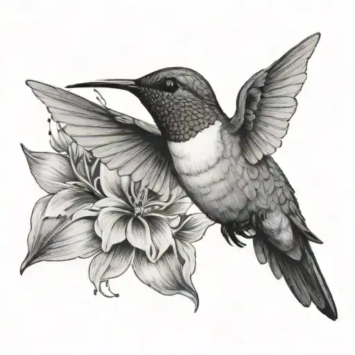 Hummingbird Hovering