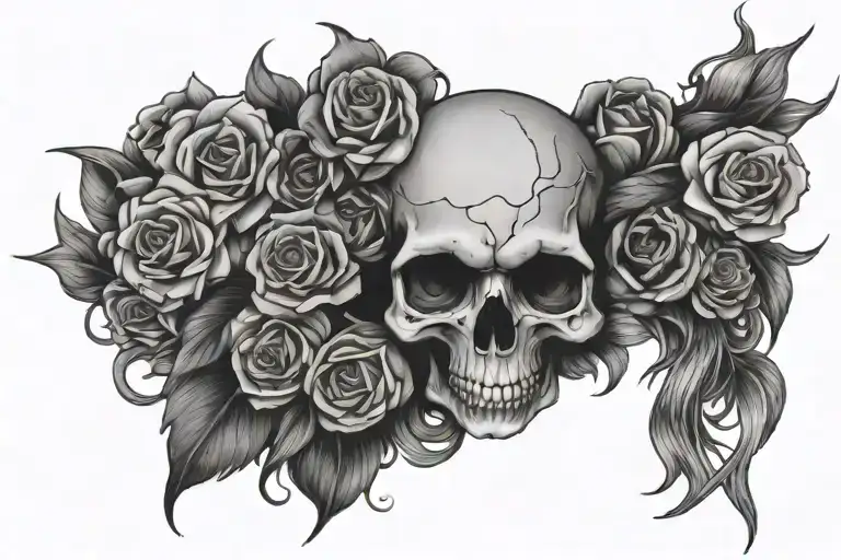 Evil Girl Skull