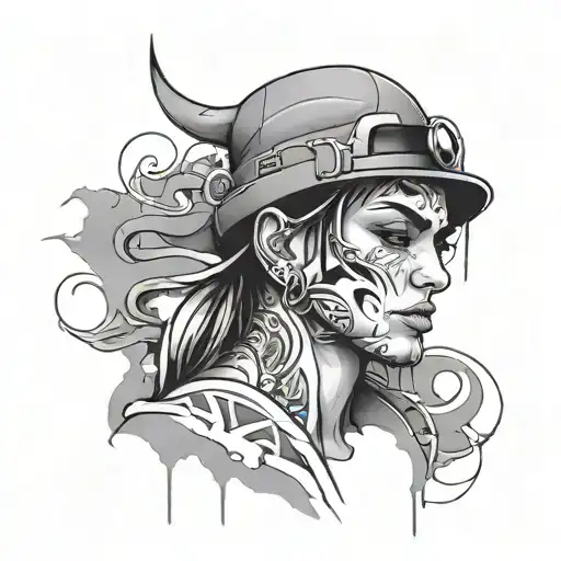 Graffiti Style Portrait