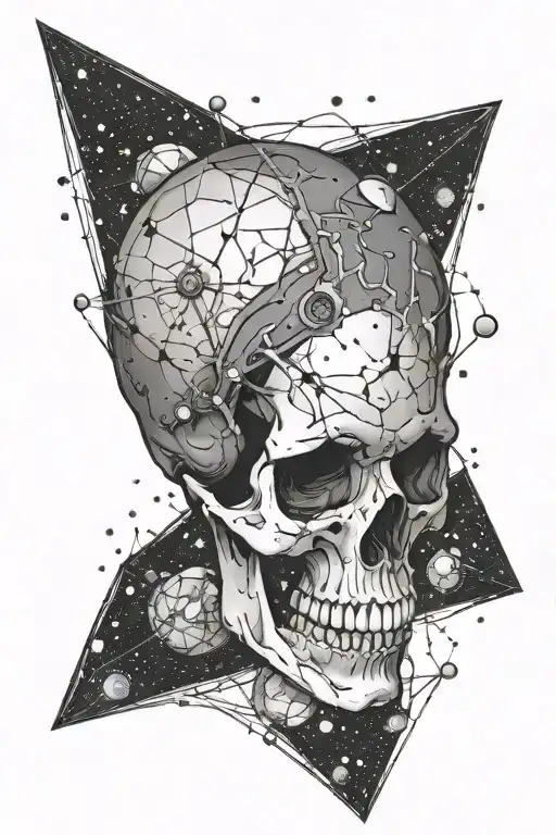 Constellation Coming Out Of A Skull