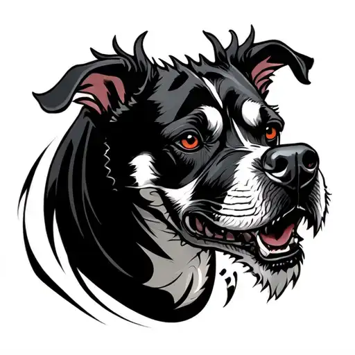 Dog Boxer And Dragon