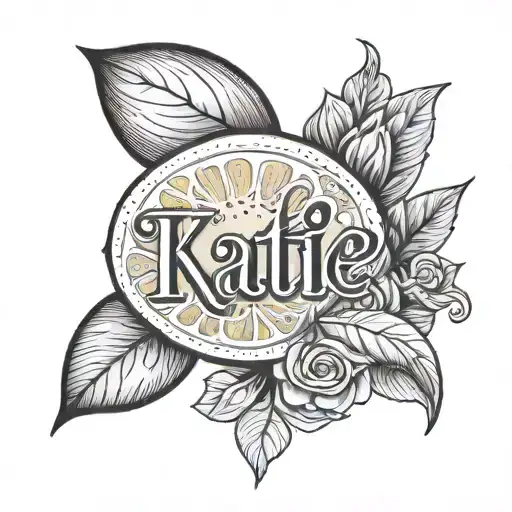 Word Katie Formed By A Lemon