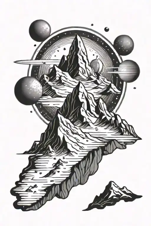 Mountain In Space