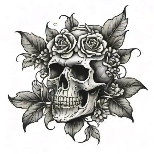Floral Skull