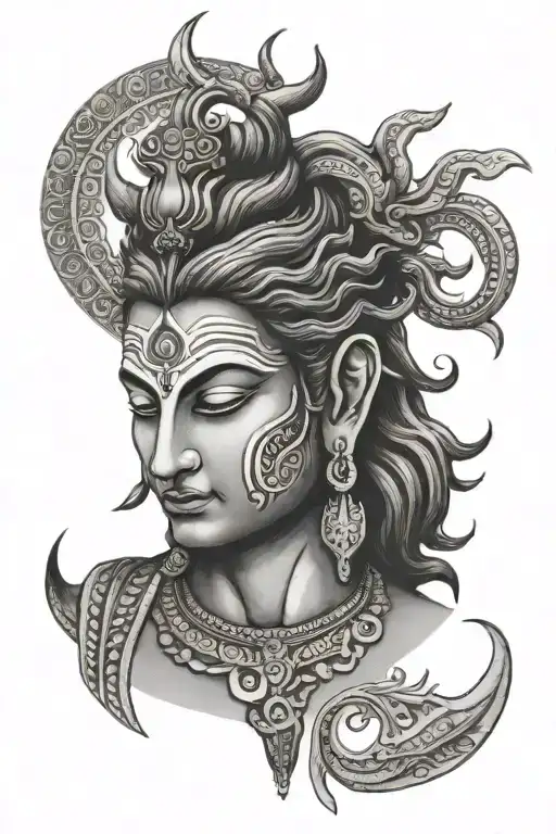 Lord Shiva Symbolising Strength Inspired