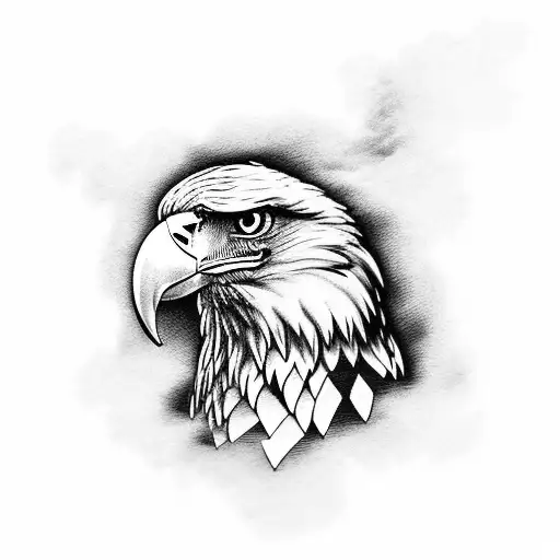Eagle Carrying A Fire Hose