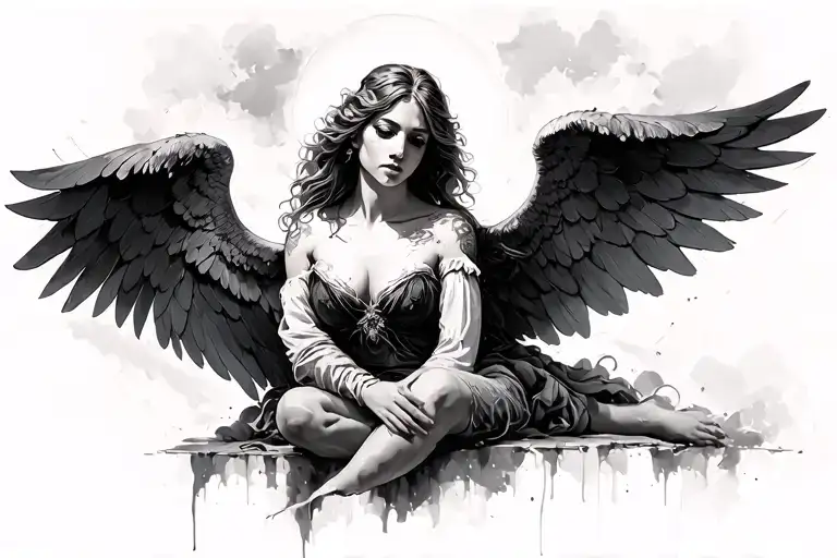 The Fallen Angel Painting