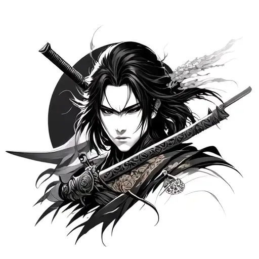 Samourai Cover With Japanese Theme