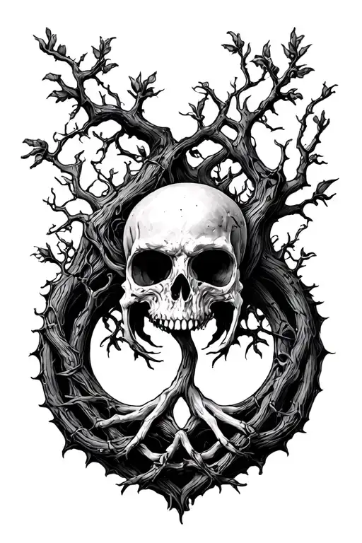 Poison And Tree Of Life Intertwined
