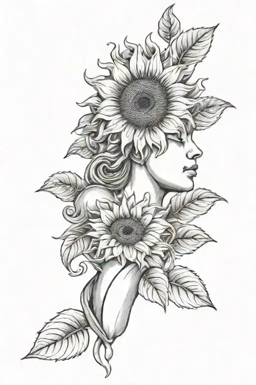 The Venus Of Milo Which Has A Head In The Shape Of A Sunflower