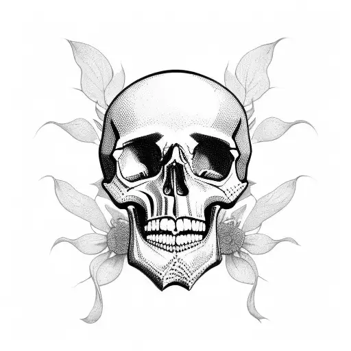 Skull And Roses