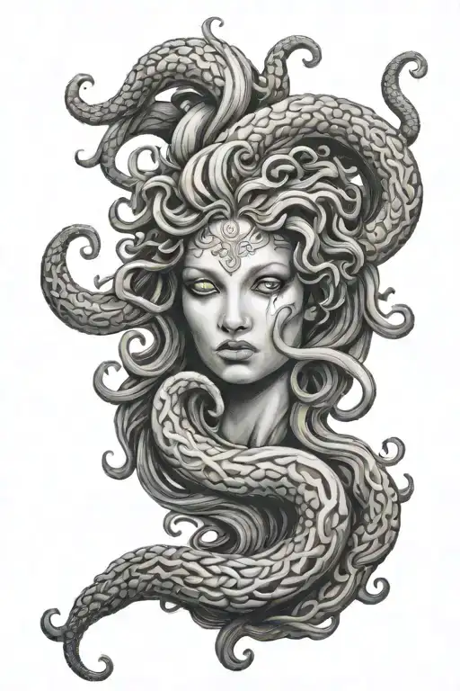 Medusa Arm Tattoo Inspired