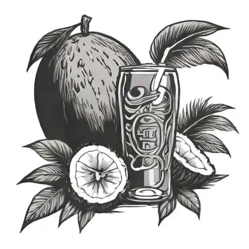 Machete And Coconut Water