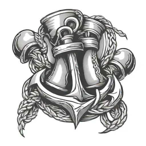 Anchor And Boxing Gloves