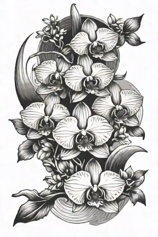 Japanese Temple Orchid Flowers