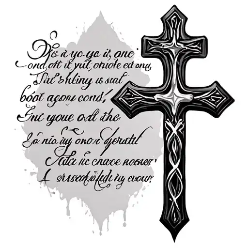 Cross And Bible Verse