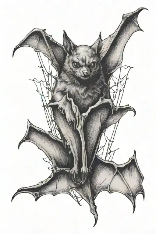 Bat In Frame