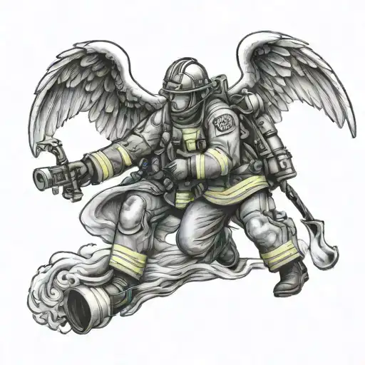 A Firefighter An Angel