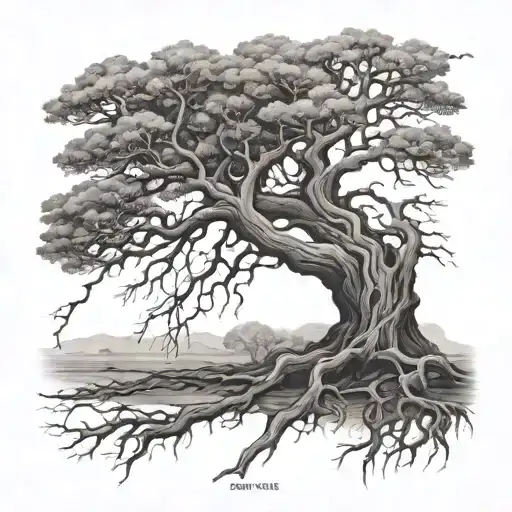 An Old Tree That Is Dying