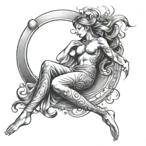 Aquarius And The Moon