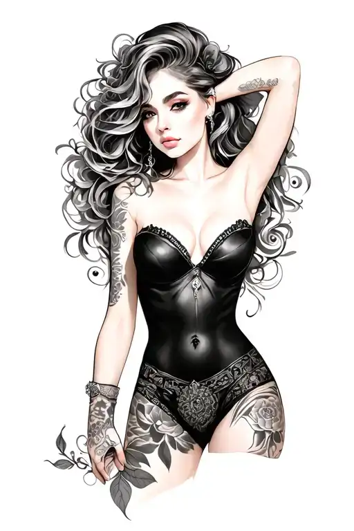 Feminine Hip And Thigh