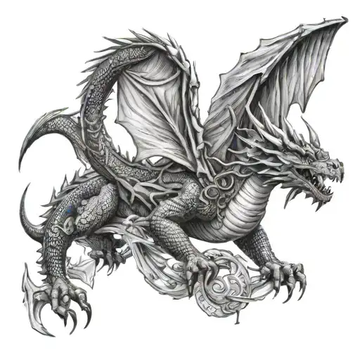 Dragon Cross The Finish Line At Marathon