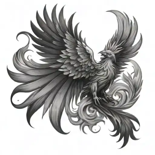 Phoenix Rising From The Ashes