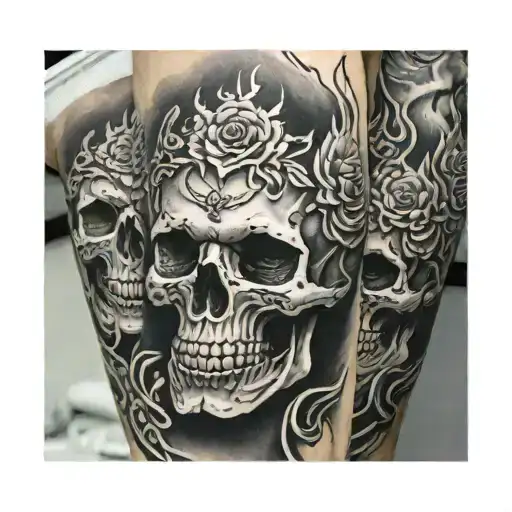 Skull Sleeve