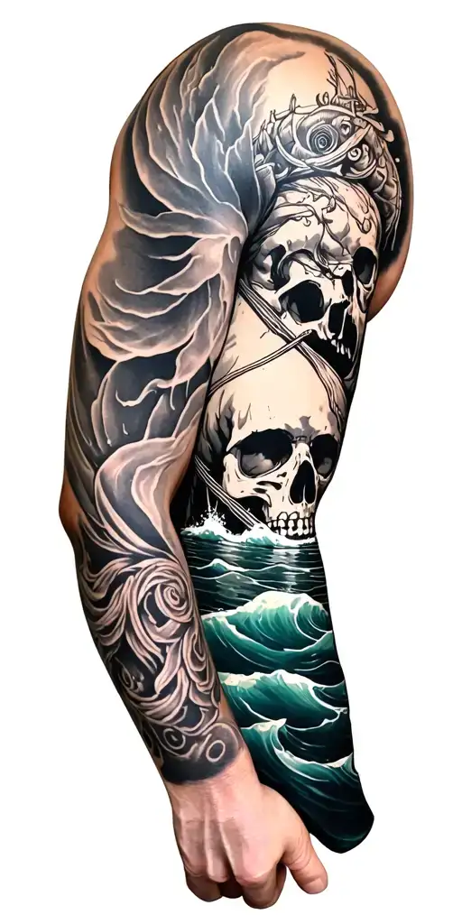 Nautical Arm Sleeve