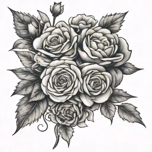 Rose Daisy And Carnation Bouquet