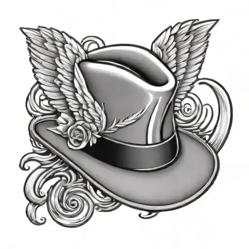 Angel Wings Fedora Hat