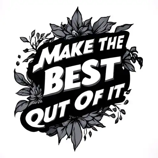 The Quote Make The Best Out Of It