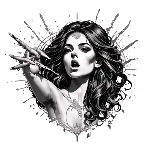 Gemini Woman Tearing Open