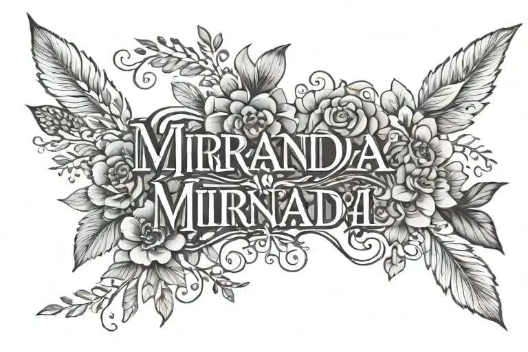 Miranda In A Pretty Font Boho