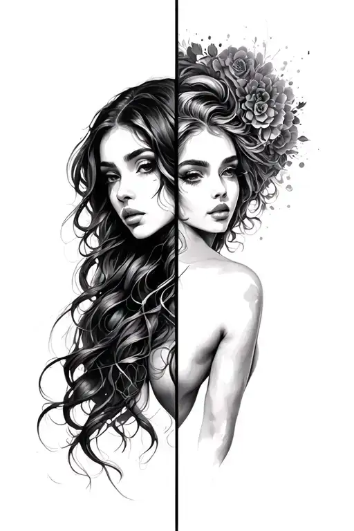 Gemini Woman Split Into 2