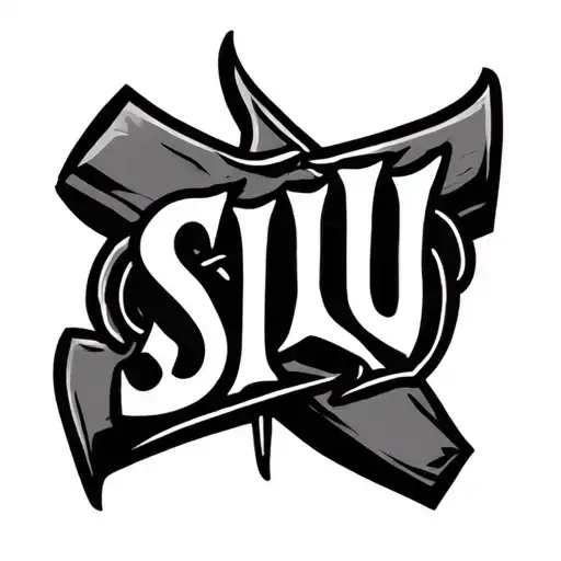 Sisu Word Written Over A Cross