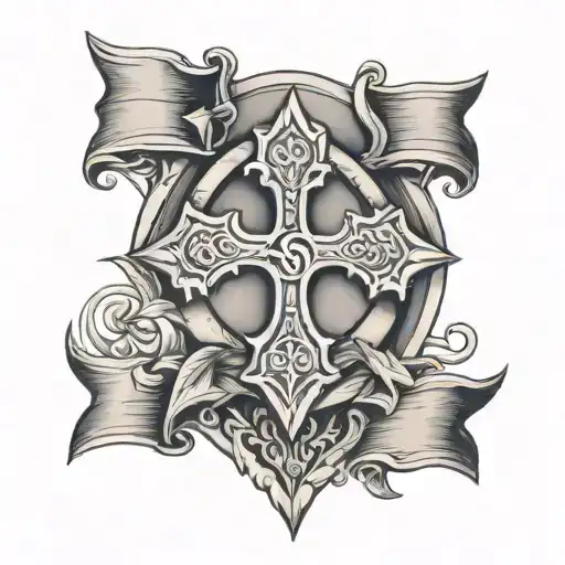 Occitan Cross With Toulouse Stadium And Toulouse Football Club