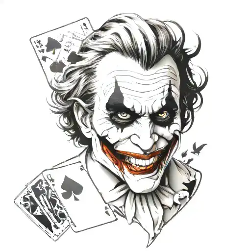 The Joker Sounded By Cards Sleeve