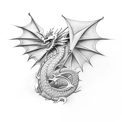 Dragon For Back