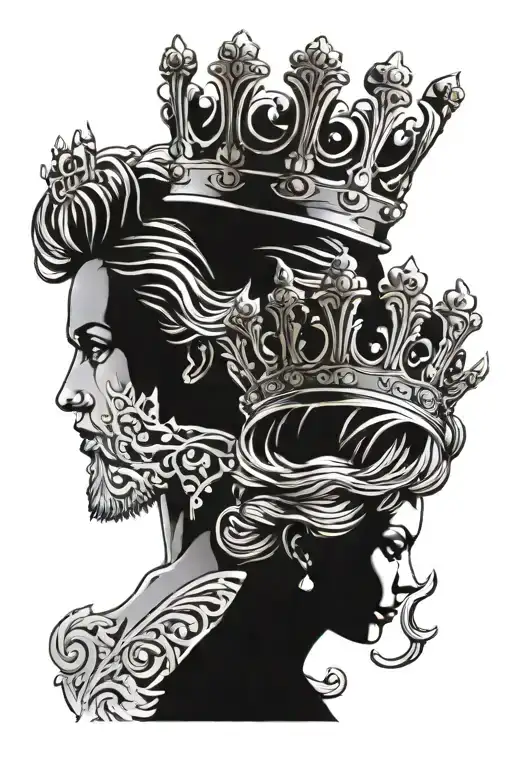 King And Queen Crown